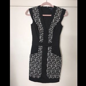 Black and white dress